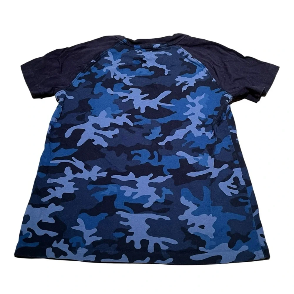 Polo by Ralph Lauren Kids Navy and Light Blue Camo Tee Boys 7